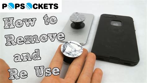 how to take off a pop socket|can you reuse a popsocket.